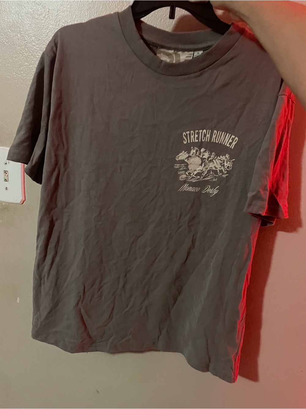 rebels Charcoal Gray 'Stretch Runner' Graphic Tee